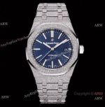 OMF 1:1 Replica Audemars Piguet Royal Oak Cal.3120 White Frosted Gold Watches